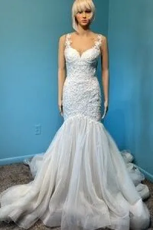Isabella Talya Mermaid Wedding Dress  size 6