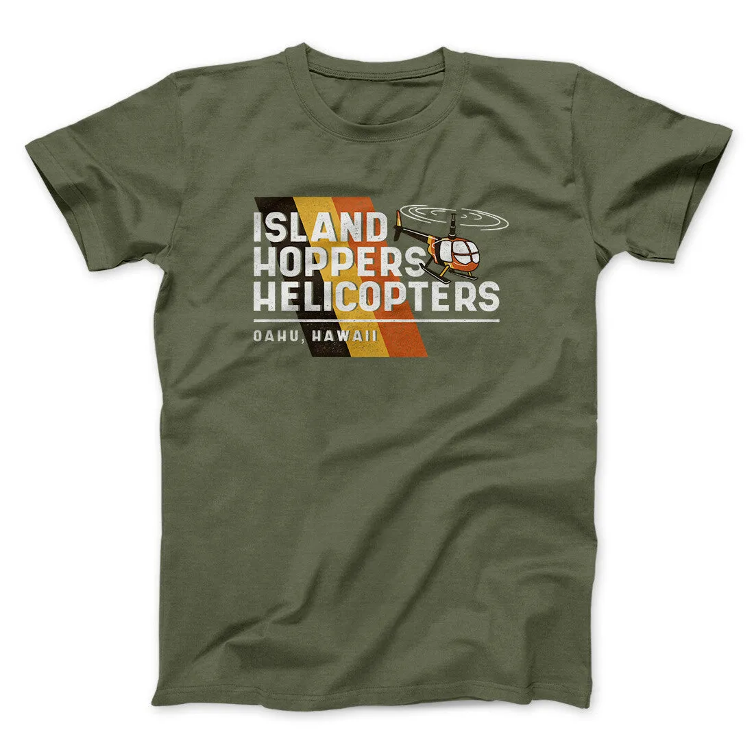 Island Hoppers Helicopters Men/Unisex T-Shirt