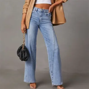 Ivana | Elegant Flared Denim Pants