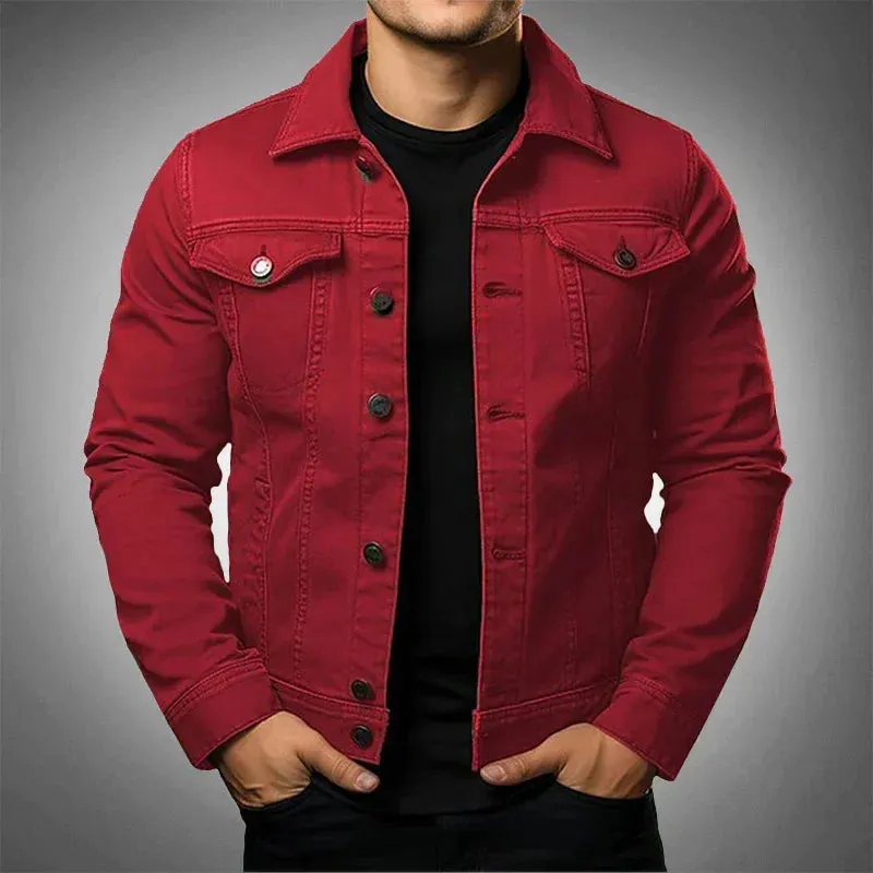 Jaqueta Jeans Masculina Casual BD - Promoção 2025