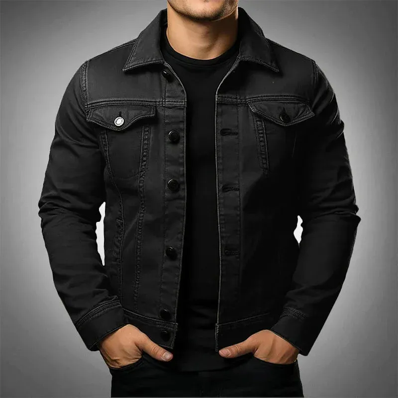 Jaqueta Jeans Masculina Casual BD - Promoção 2025