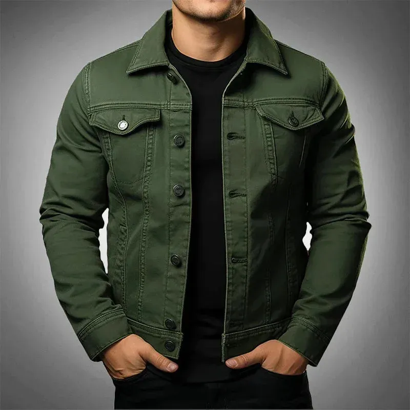 Jaqueta Jeans Masculina Casual BD - Promoção 2025
