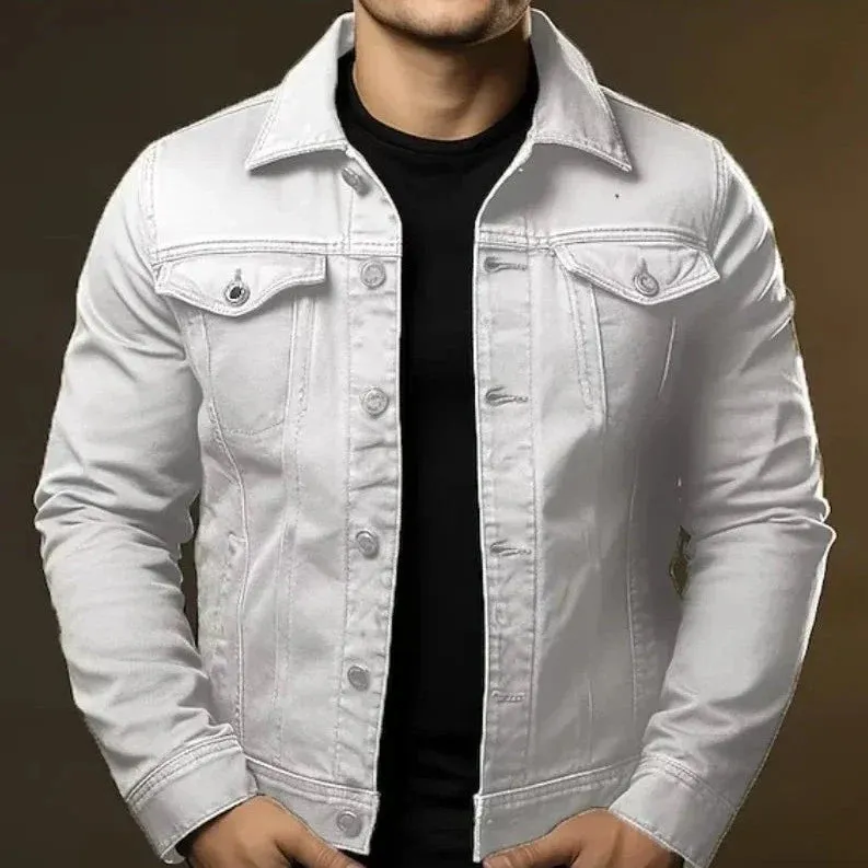 Jaqueta Jeans Masculina Casual BD - Promoção 2025