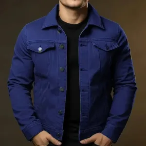 Jaqueta Jeans Masculina Casual BD - Promoção 2025