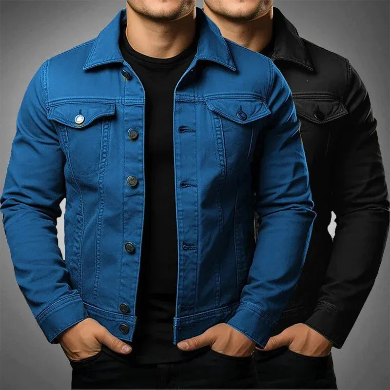 Jaqueta Jeans Masculina Casual BD - Promoção 2025