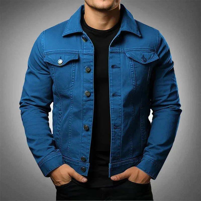 Jaqueta Jeans Masculina Casual BD - Promoção 2025