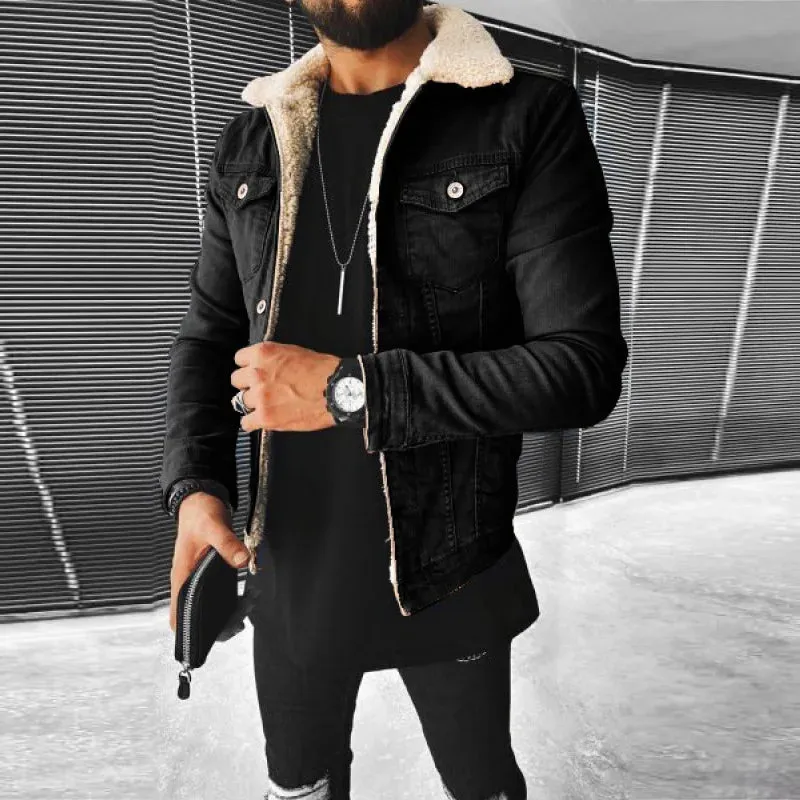 Jaqueta Jeans Masculina Revestida em Lã ZP - Promoção 2025