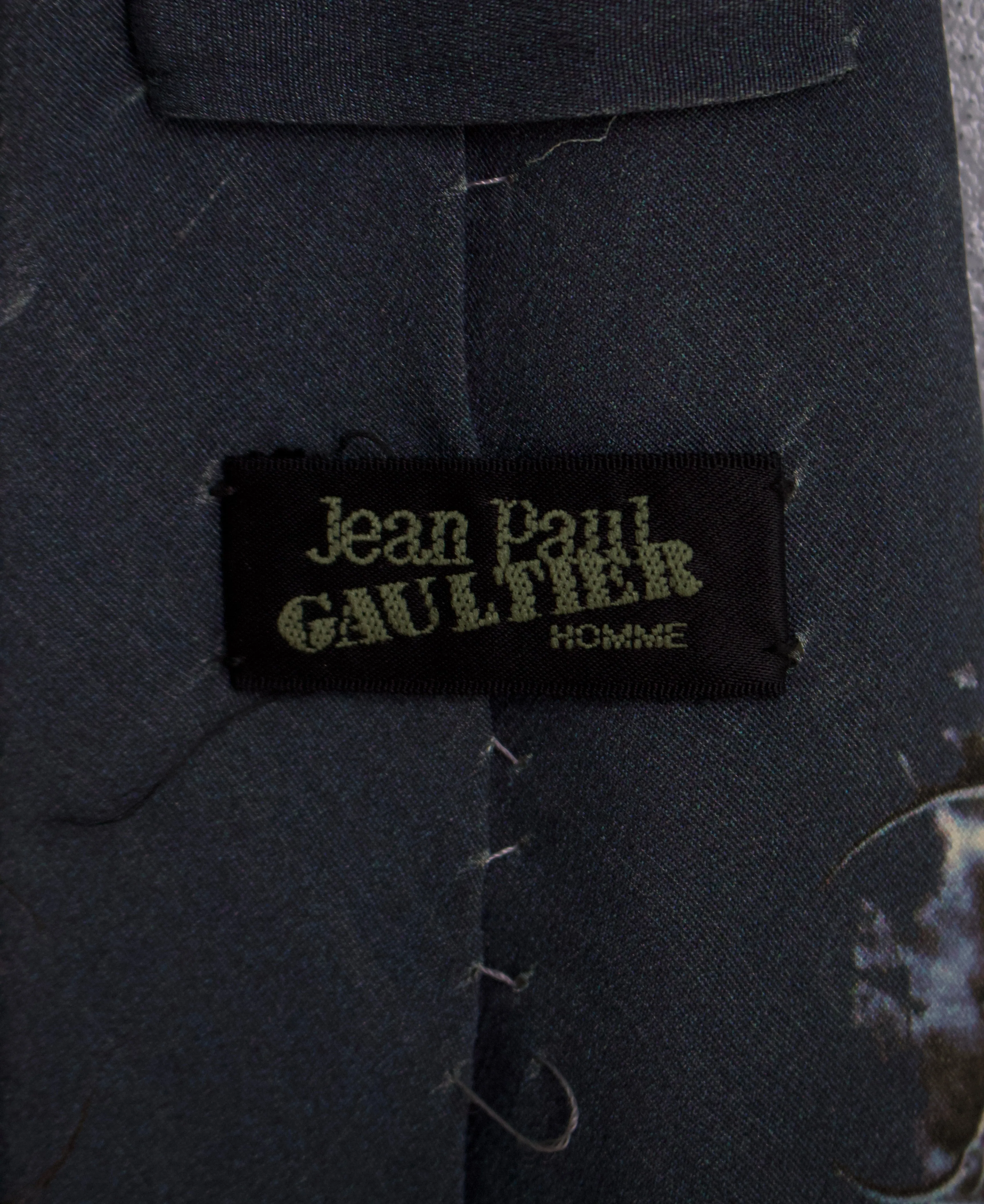 Jean-Paul GAULTIER HOMME SS01 “Satan” Graphic Tie