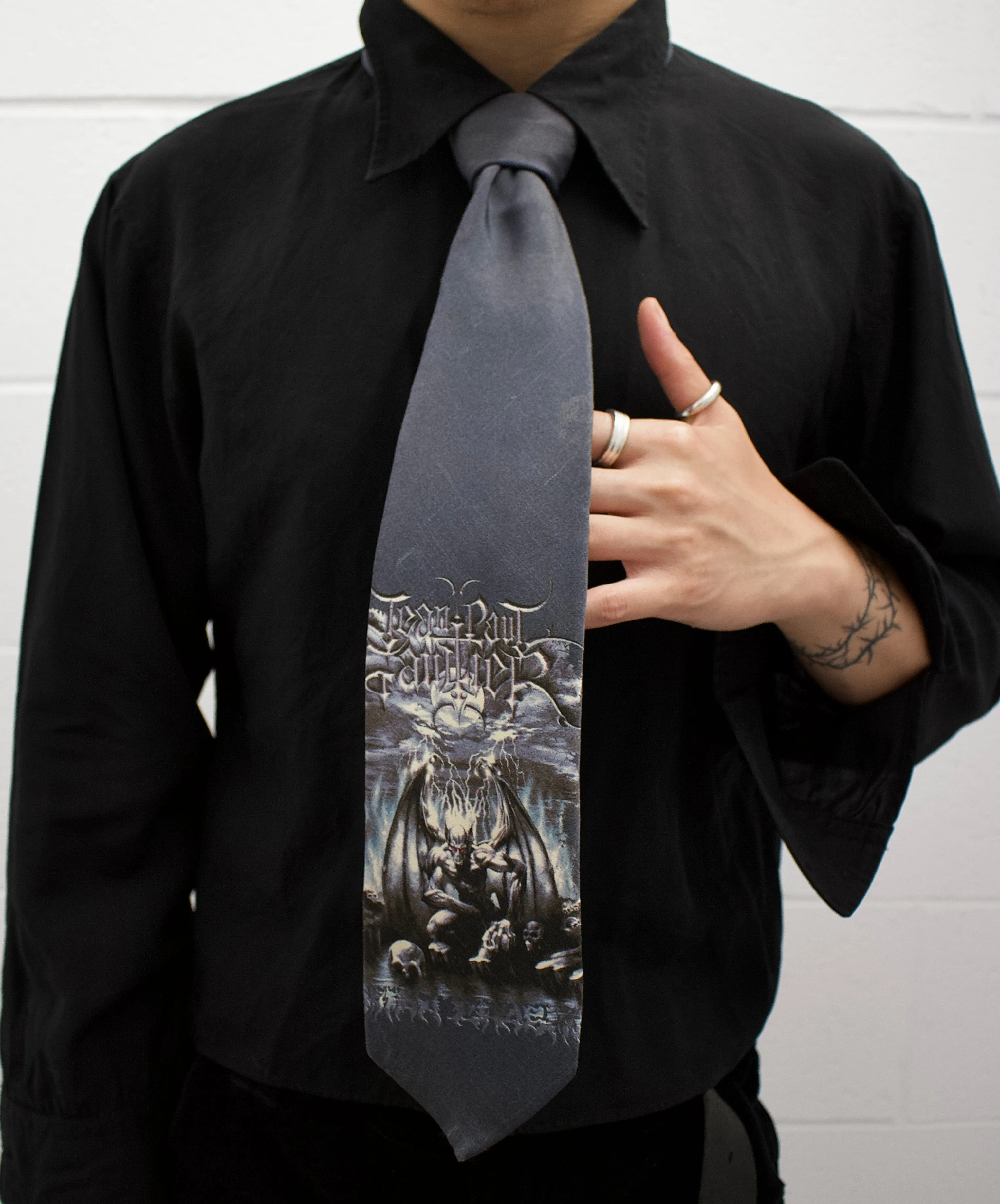 Jean-Paul GAULTIER HOMME SS01 “Satan” Graphic Tie