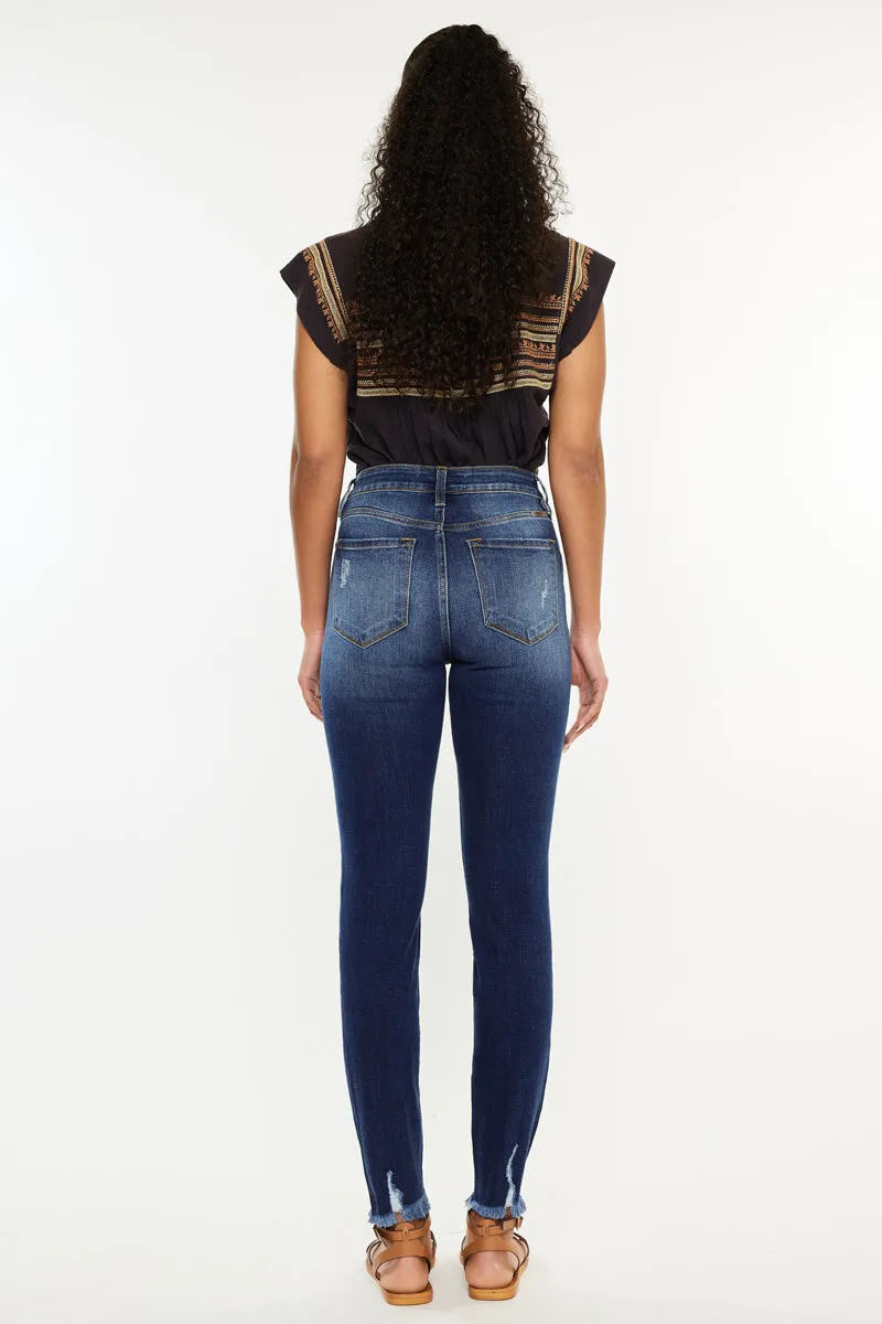 Jenny High Rise Ankle Skinny Jeans