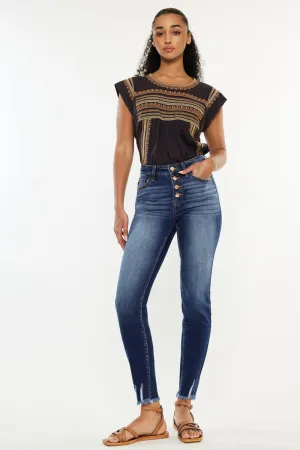 Jenny High Rise Ankle Skinny Jeans