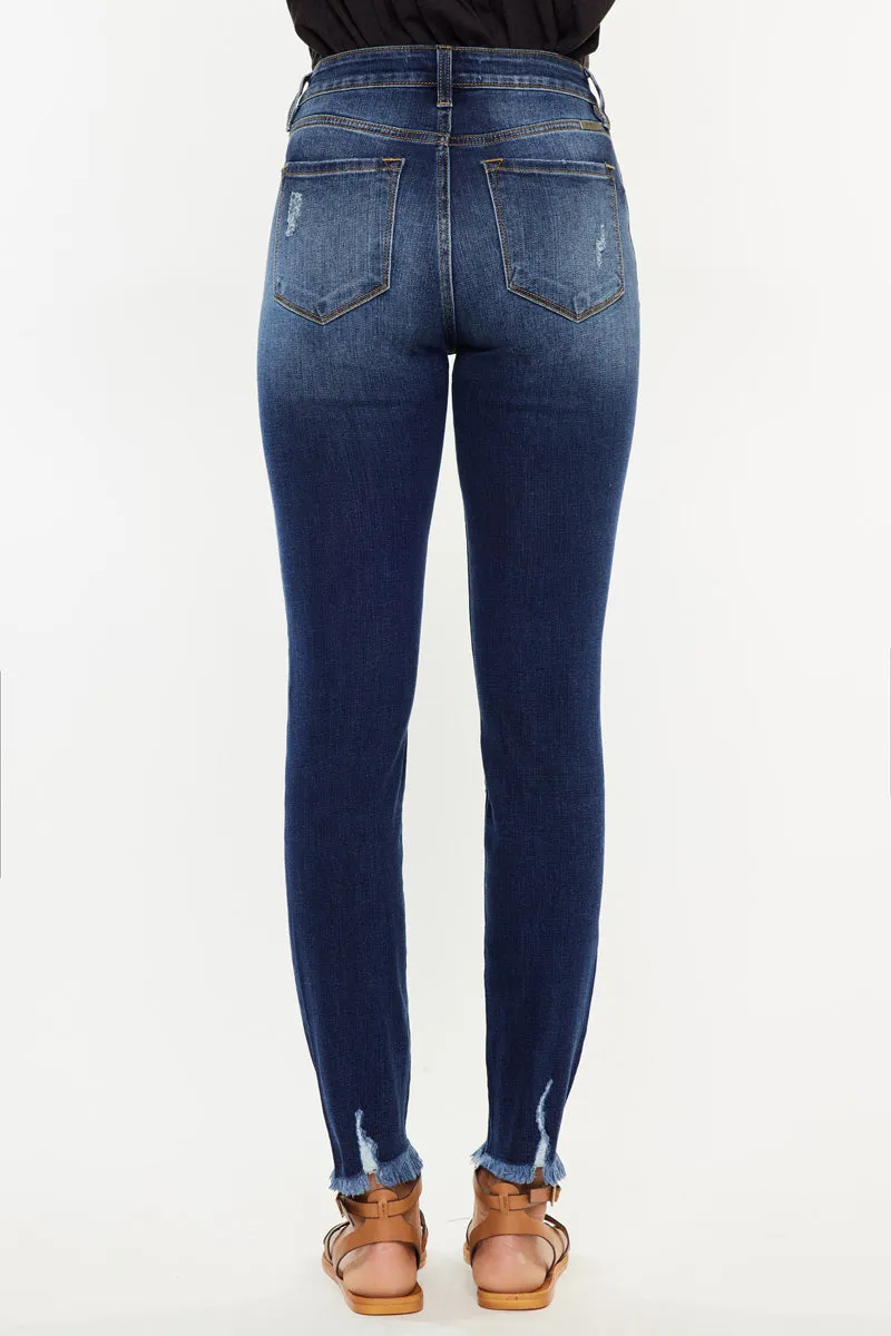 Jenny High Rise Ankle Skinny Jeans
