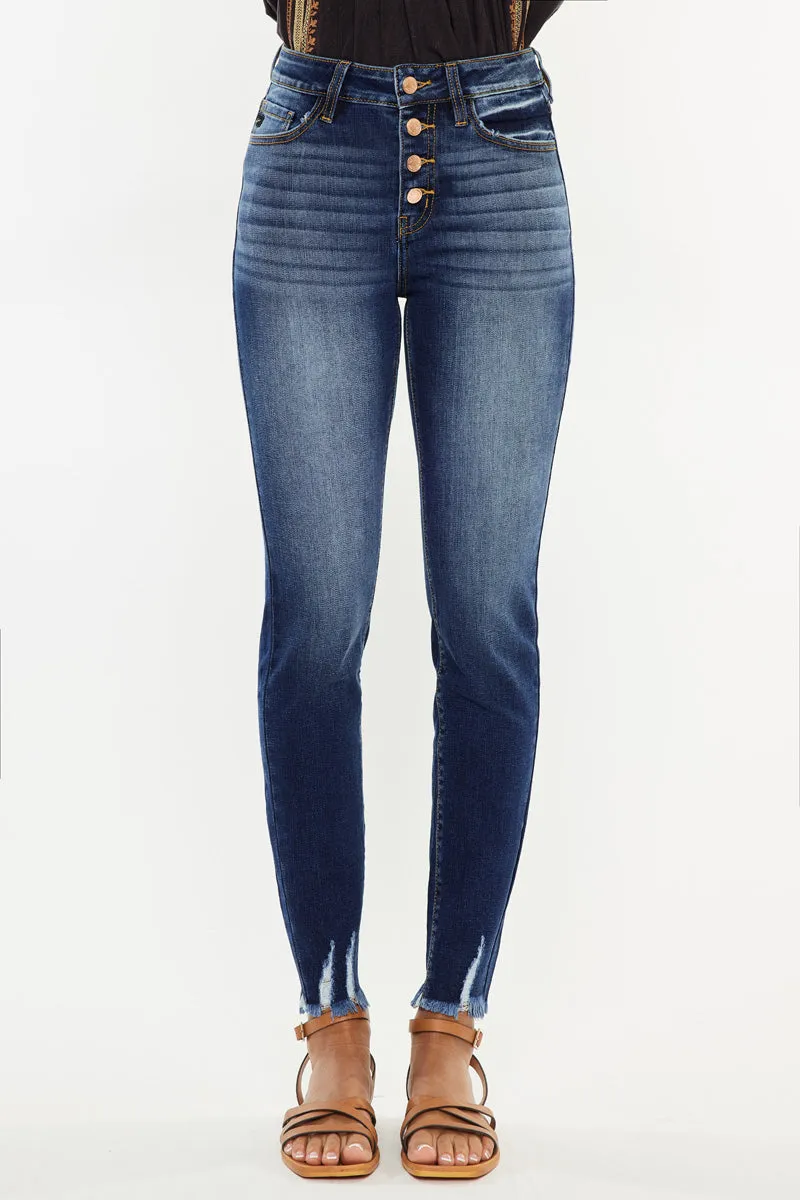 Jenny High Rise Ankle Skinny Jeans