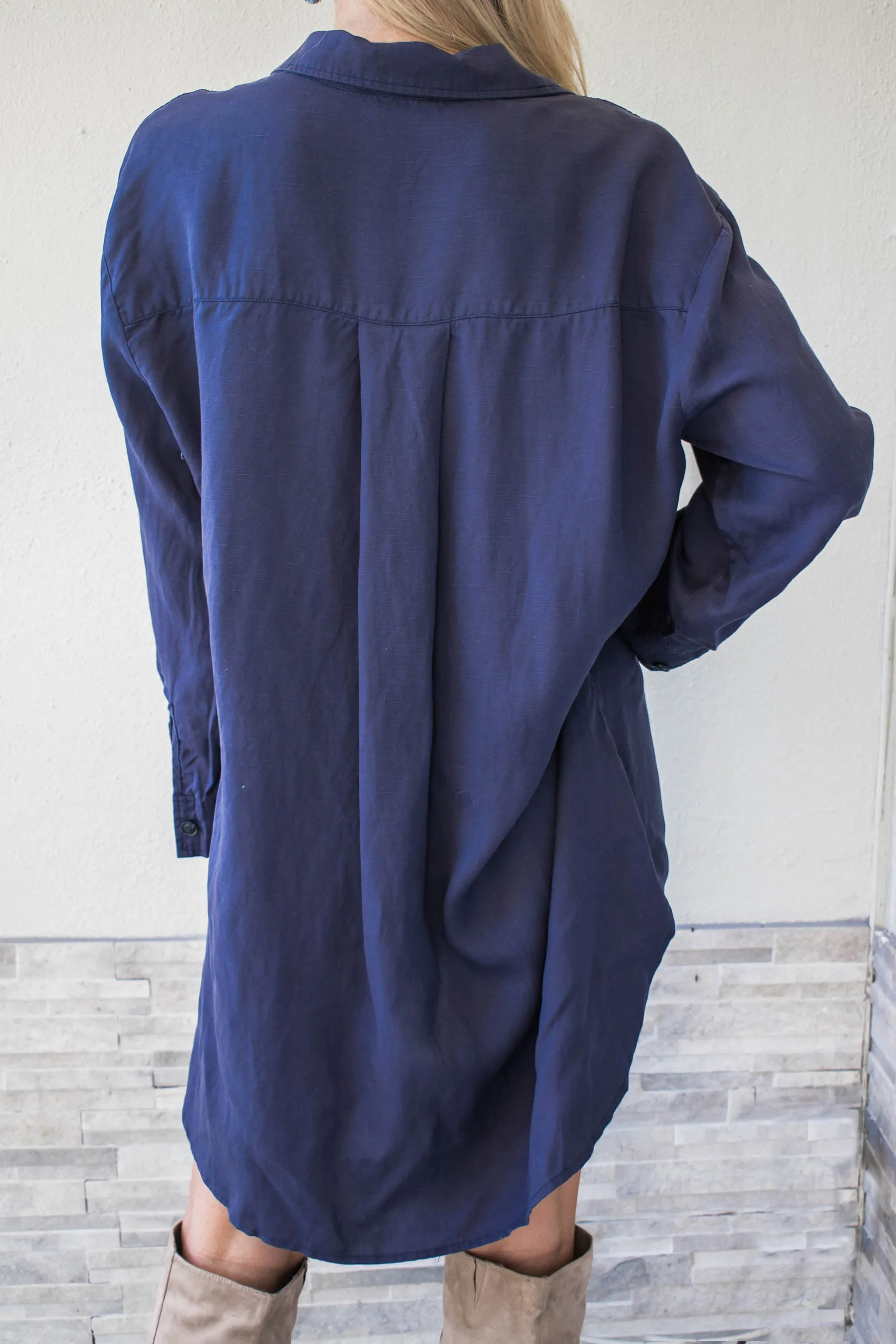 Julian Oversized Button Down Dress