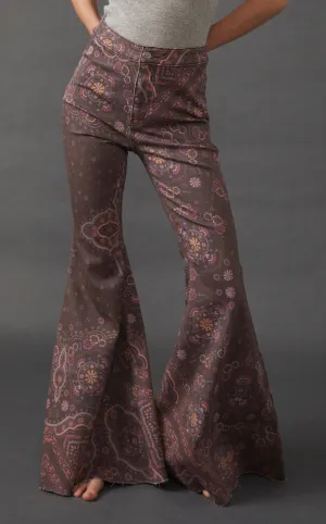 Just Float On Flare Jeans Geo