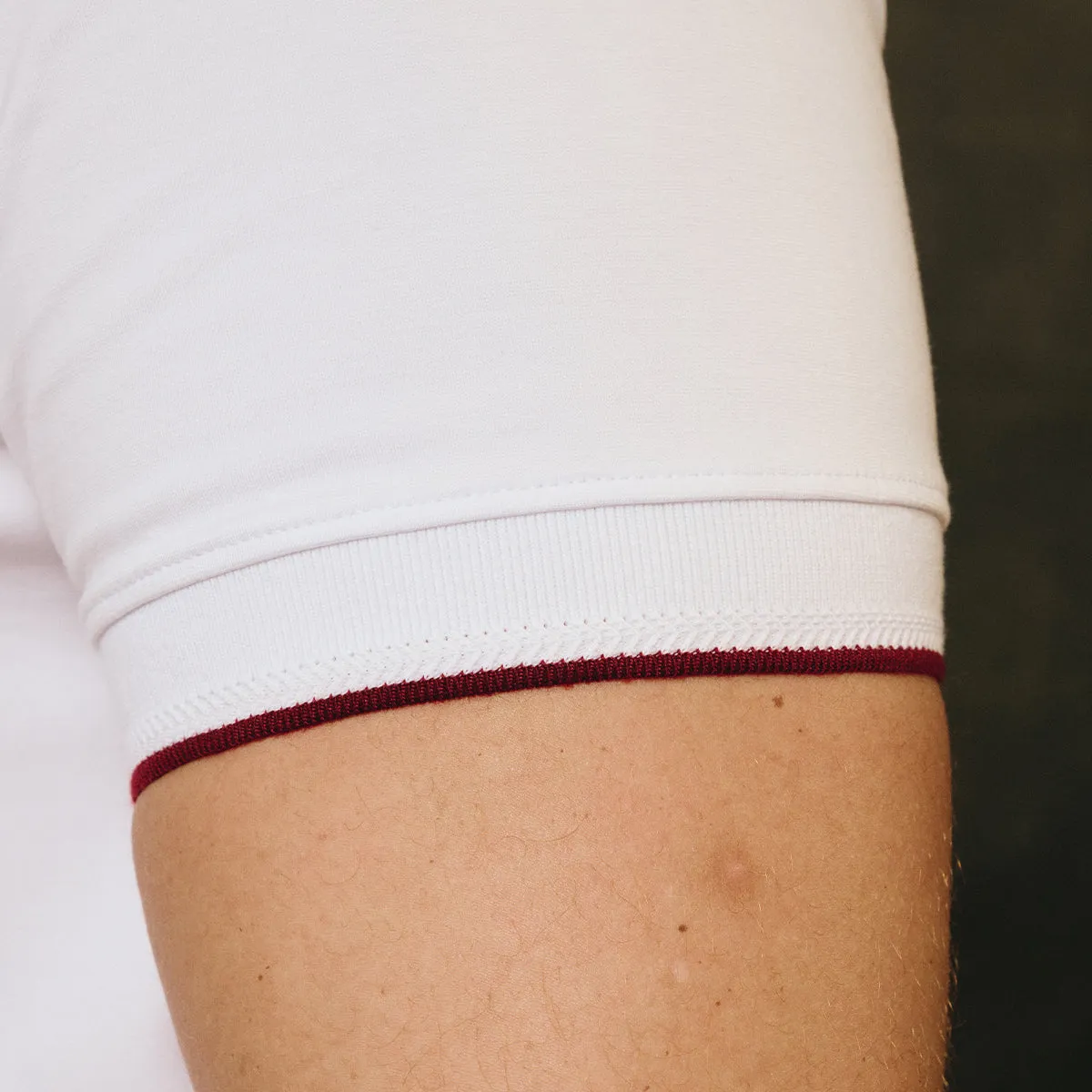 Kappa Alpha Psi 3-Letter Zip Performance Polo (White)