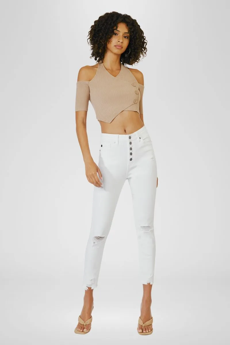 Karlee High Rise Ankle Skinny Jeans