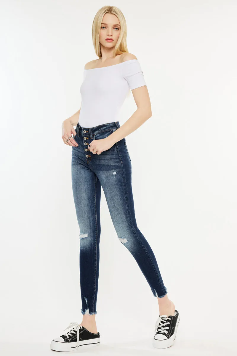 Karlee High Rise Ankle Skinny Jeans
