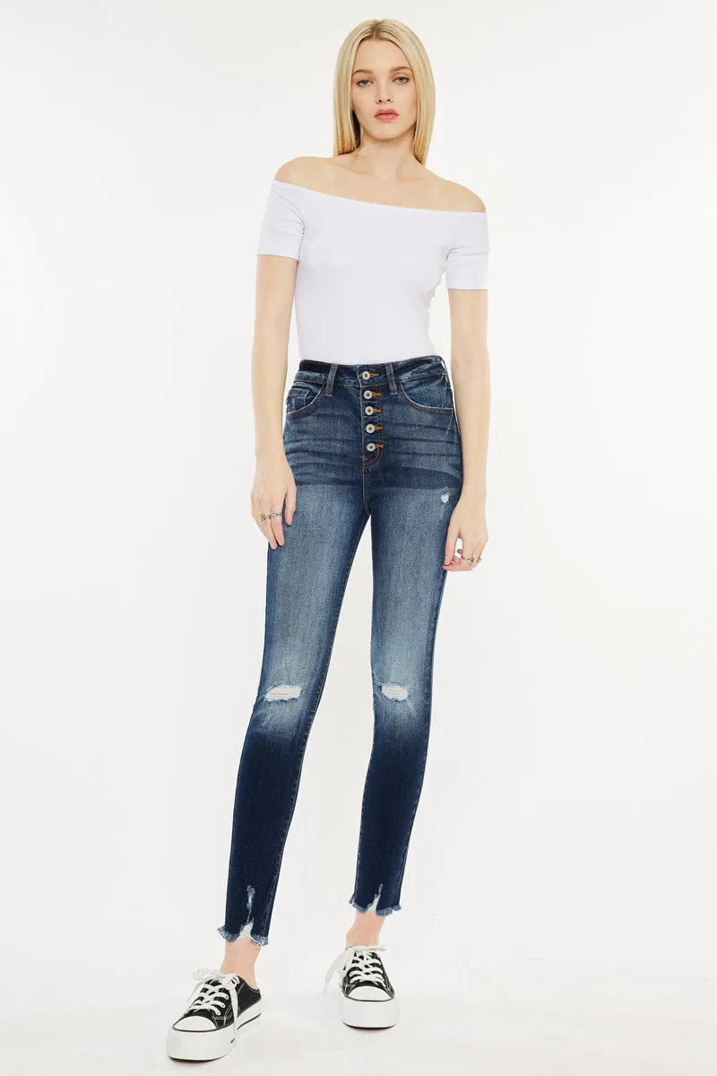 Karlee High Rise Ankle Skinny Jeans