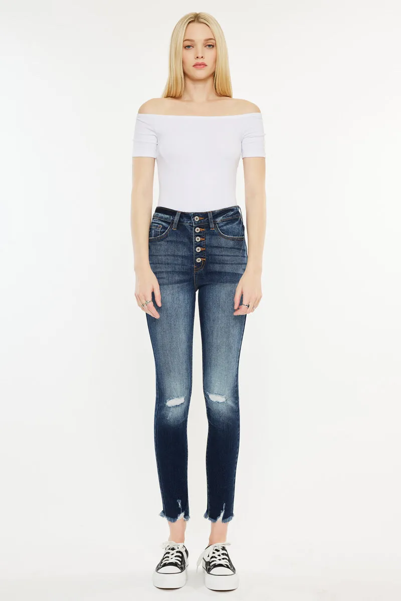 Karlee High Rise Ankle Skinny Jeans