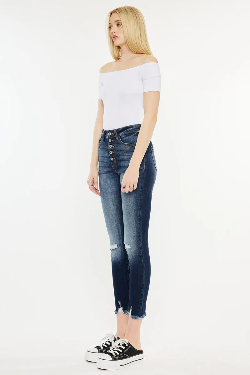 Karlee High Rise Ankle Skinny Jeans