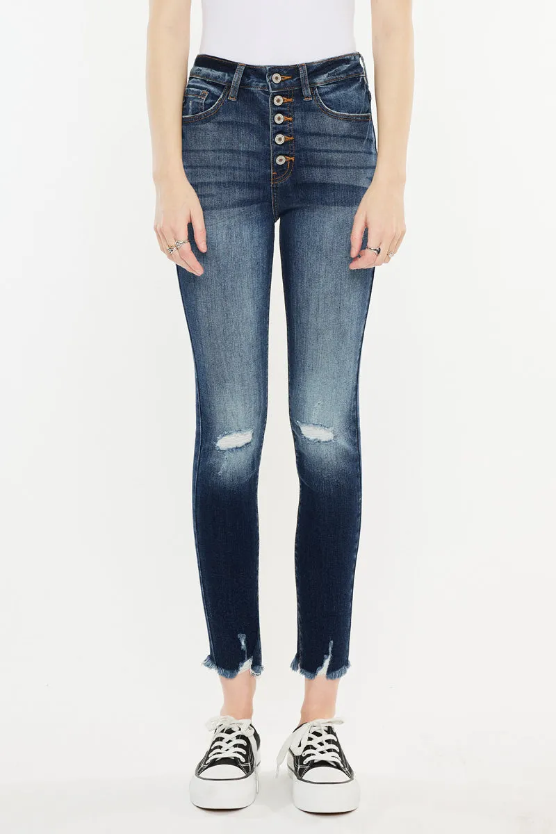 Karlee High Rise Ankle Skinny Jeans