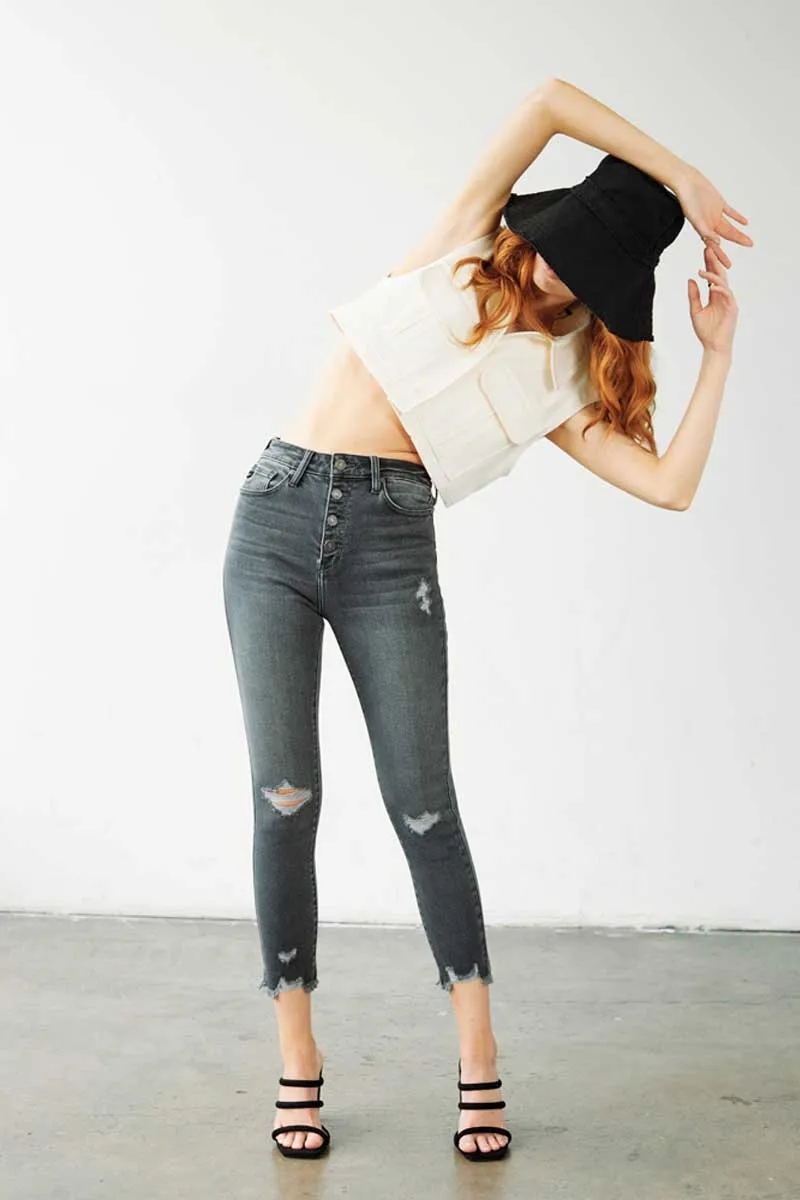 Karlee High Rise Ankle Skinny Jeans