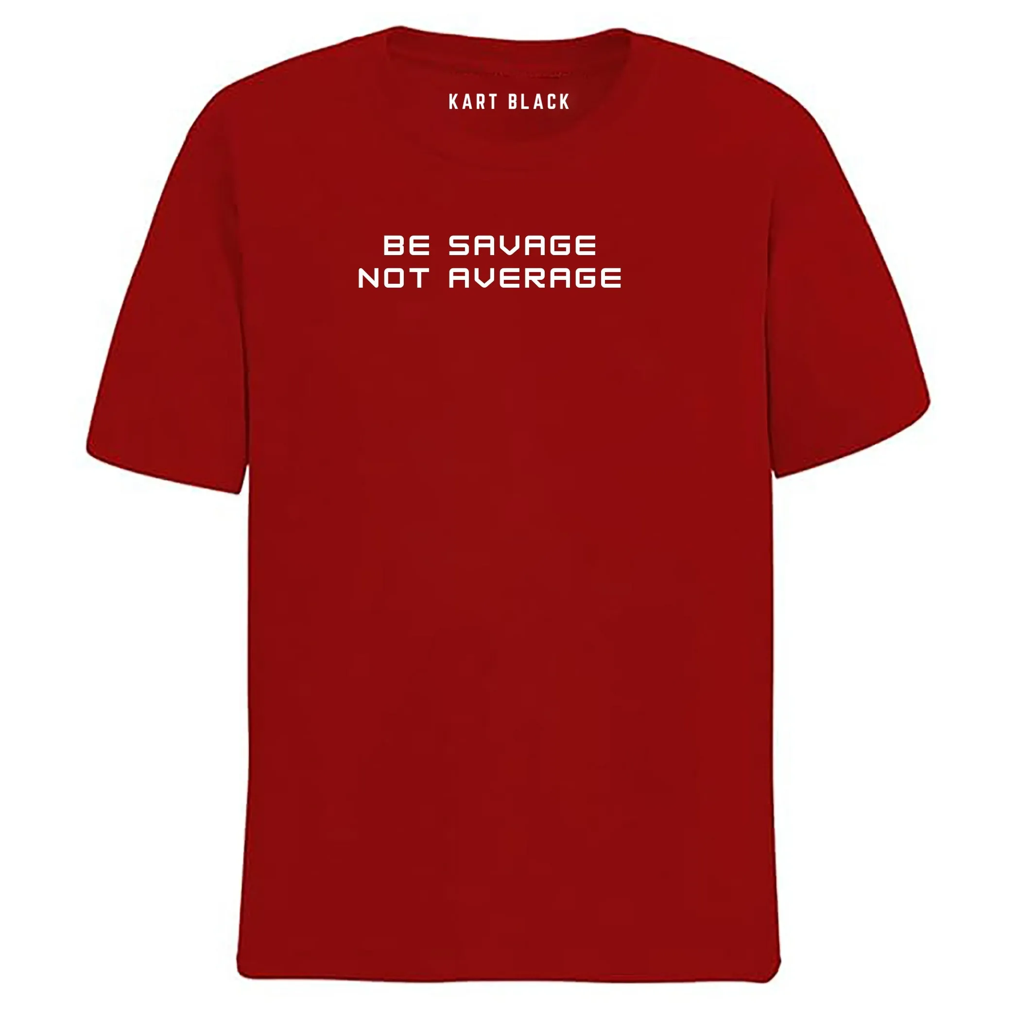 KART BLACK Men's Plus Size Tshirts | Regular Fit Round Neck Cotton Tshirts |MRN_SAVAGE_3XL