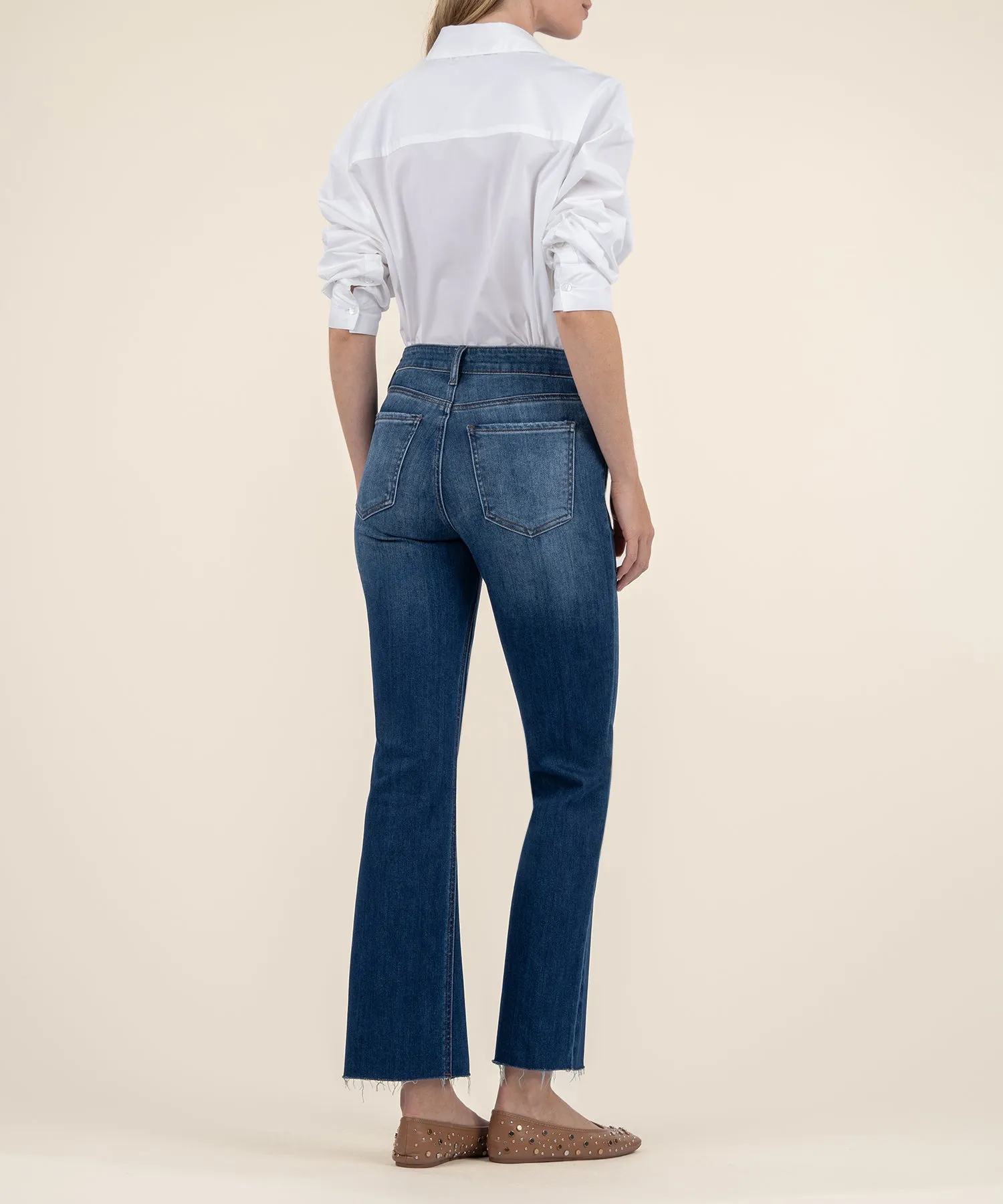 Kelsey High Rise Ankle Flare, Long