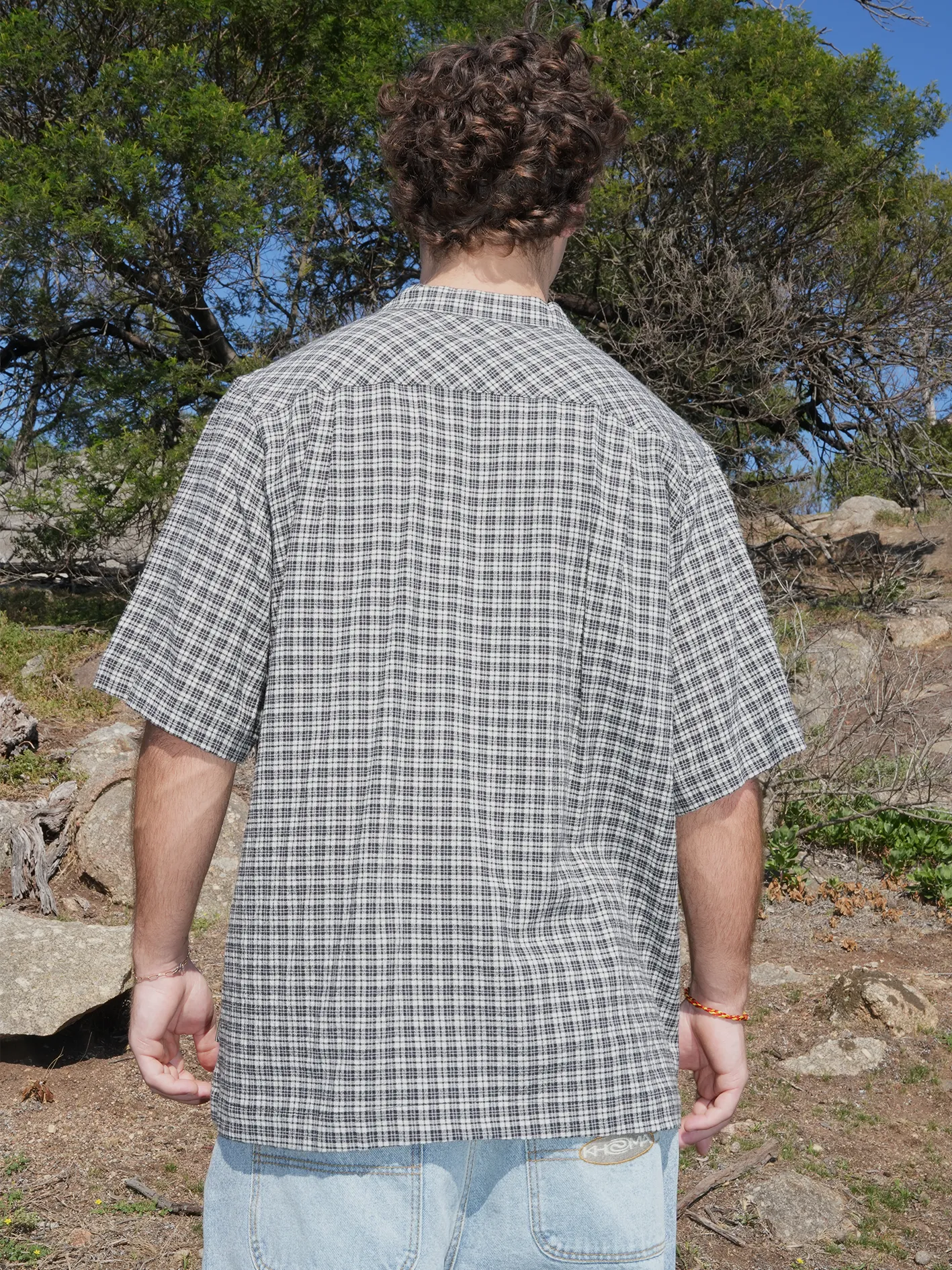 Kickflip Shirt - Ashen Pearl Check