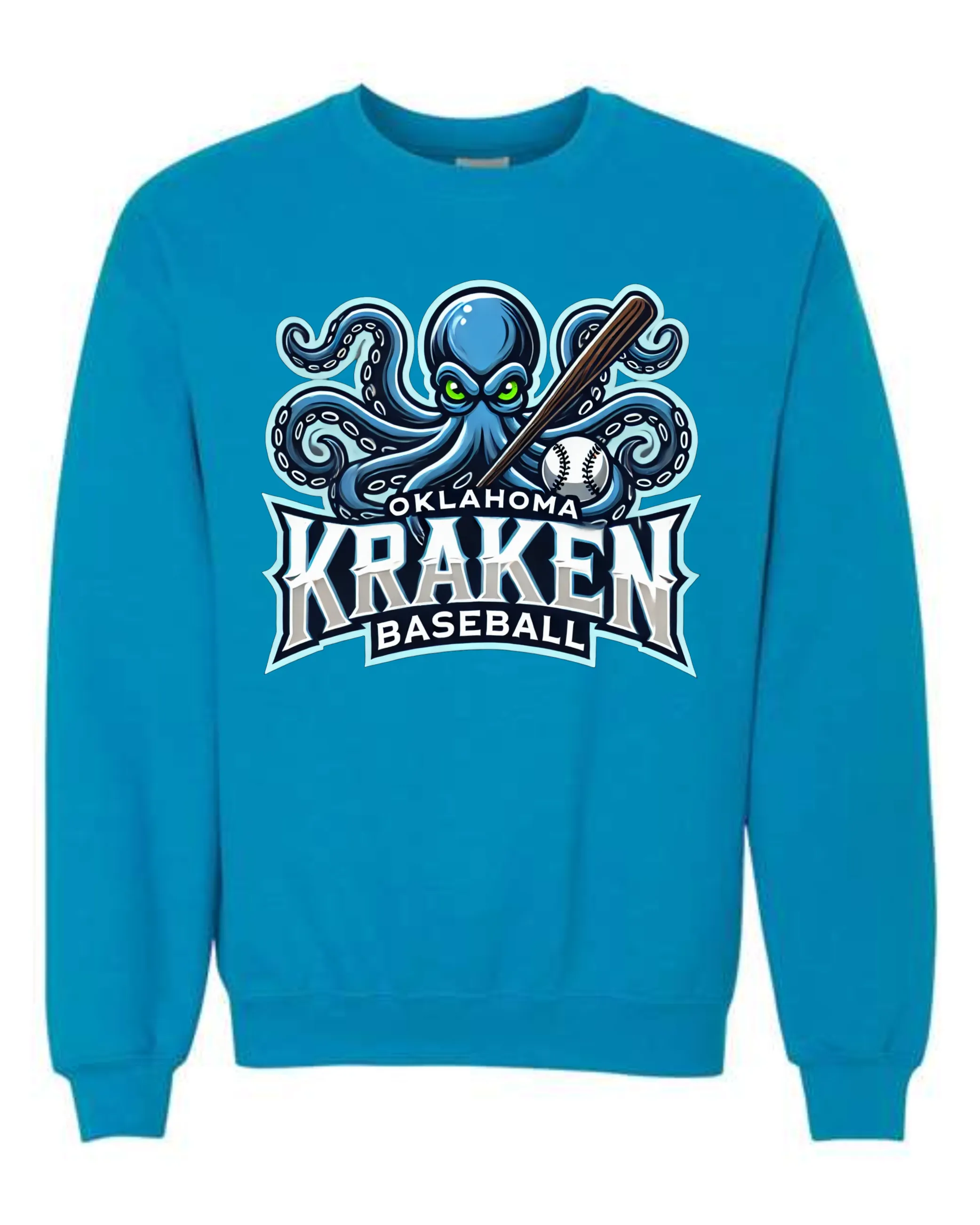 Kraken Full Logo AQUA Shirts