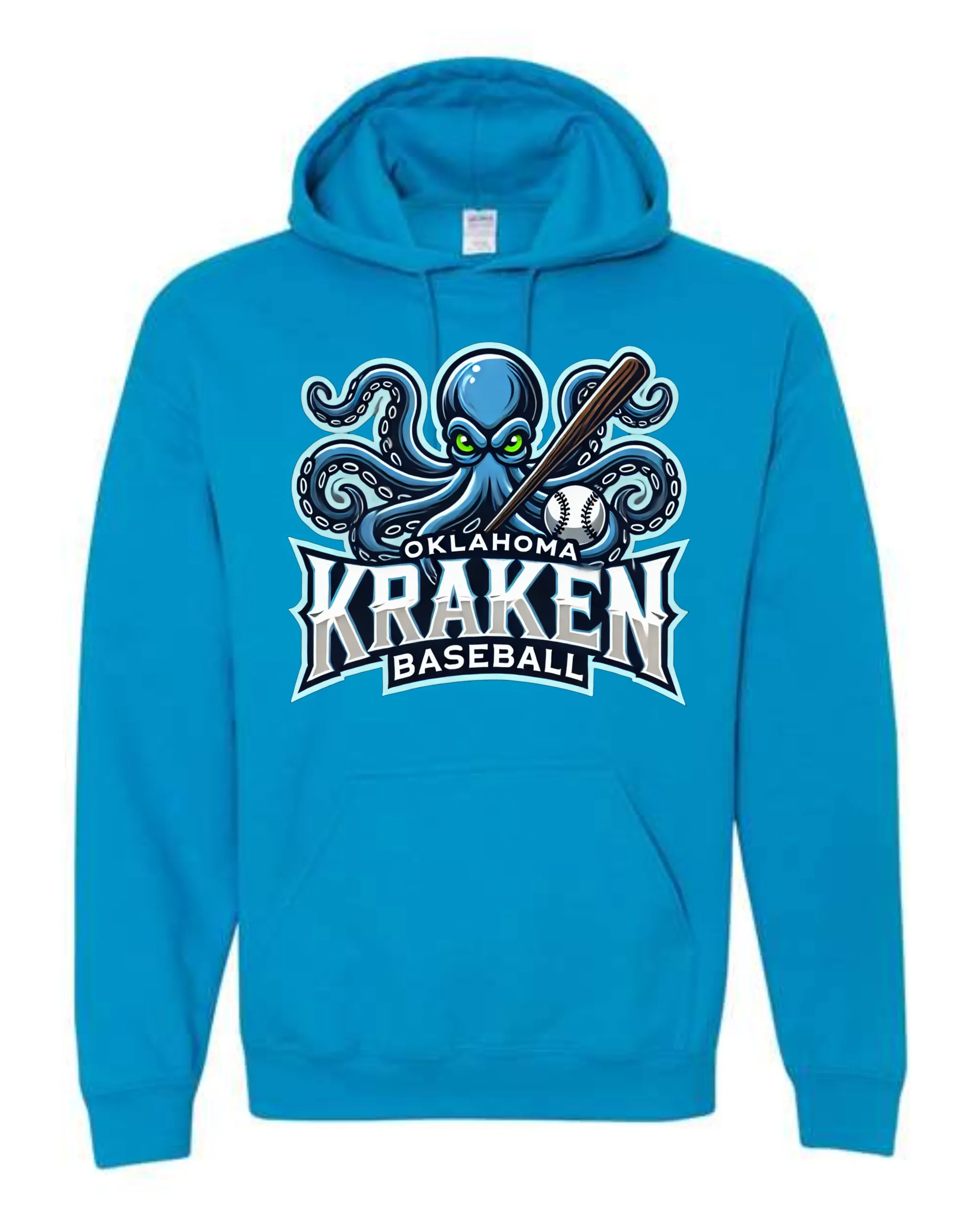 Kraken Full Logo AQUA Shirts
