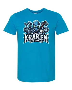 Kraken Full Logo AQUA Shirts