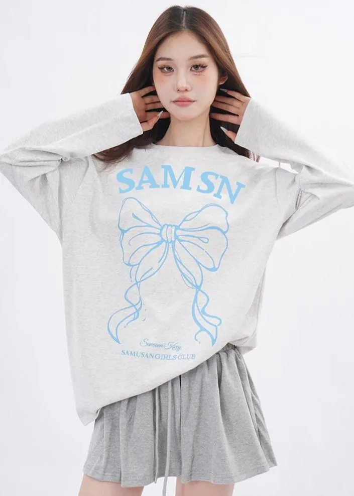Lace patchwork drawstring Skirt and Sweater