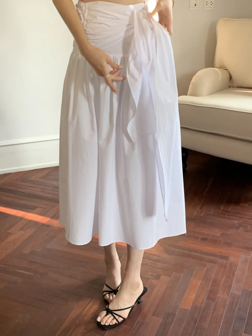 Lace umbrella skirt