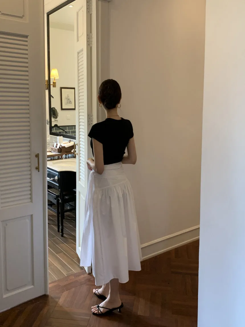 Lace umbrella skirt