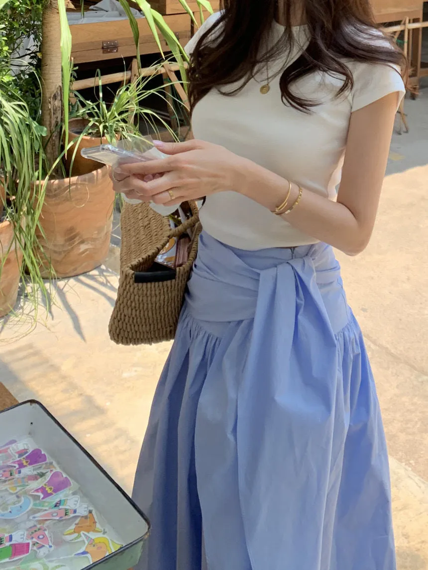 Lace umbrella skirt