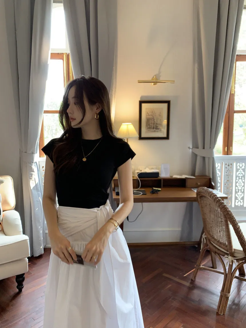 Lace umbrella skirt