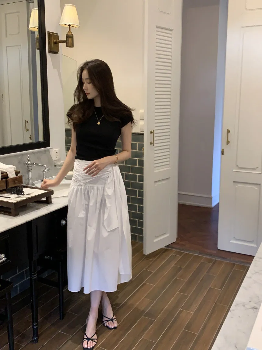 Lace umbrella skirt