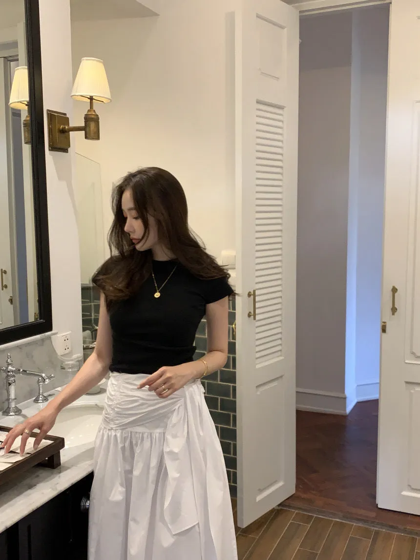 Lace umbrella skirt