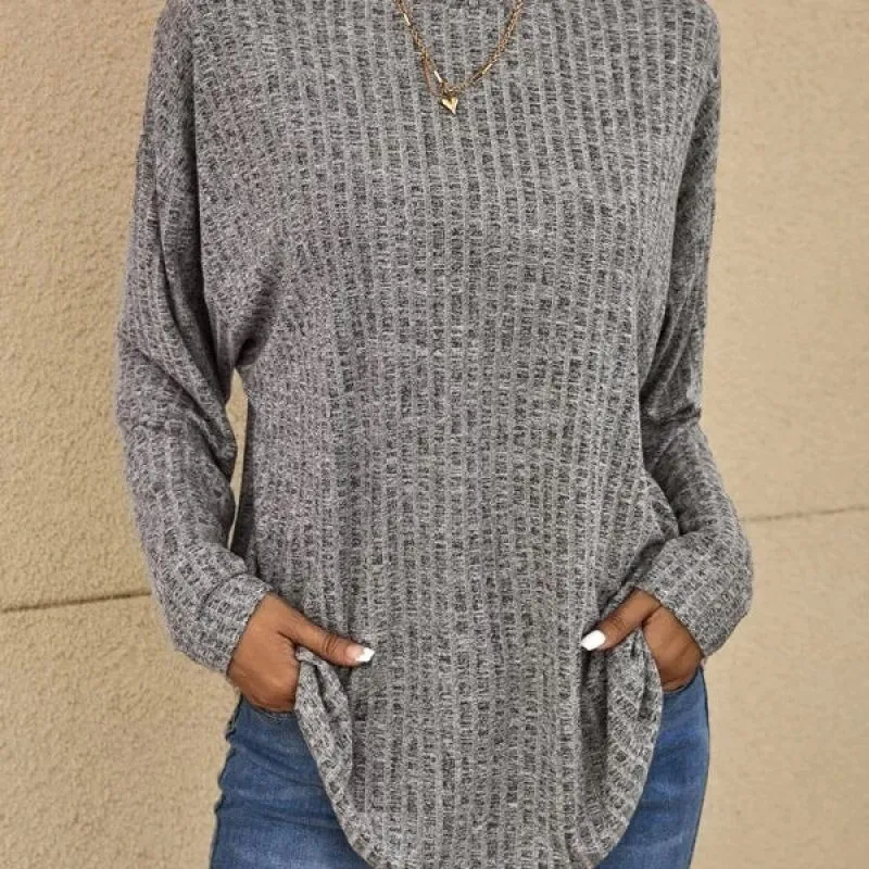 Ladies' long sleeve T-shirt | Loose-fit basic tee