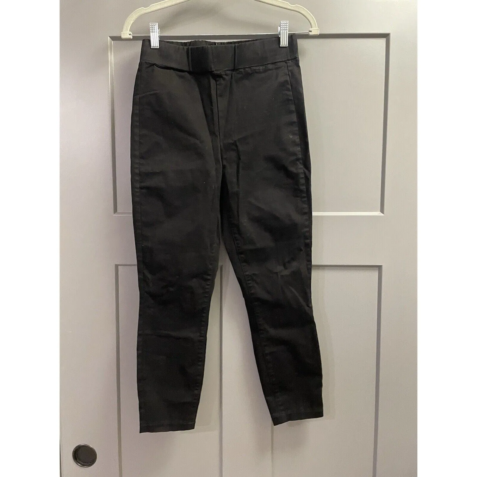 L’AGENCE Women's Rochelle High Rise Pull-On Slim Fit Jeans - Black, Size Medium