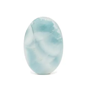 Larimar 45.25mm 93.91 Carat Gemstone Cabochon - Dominican Republic