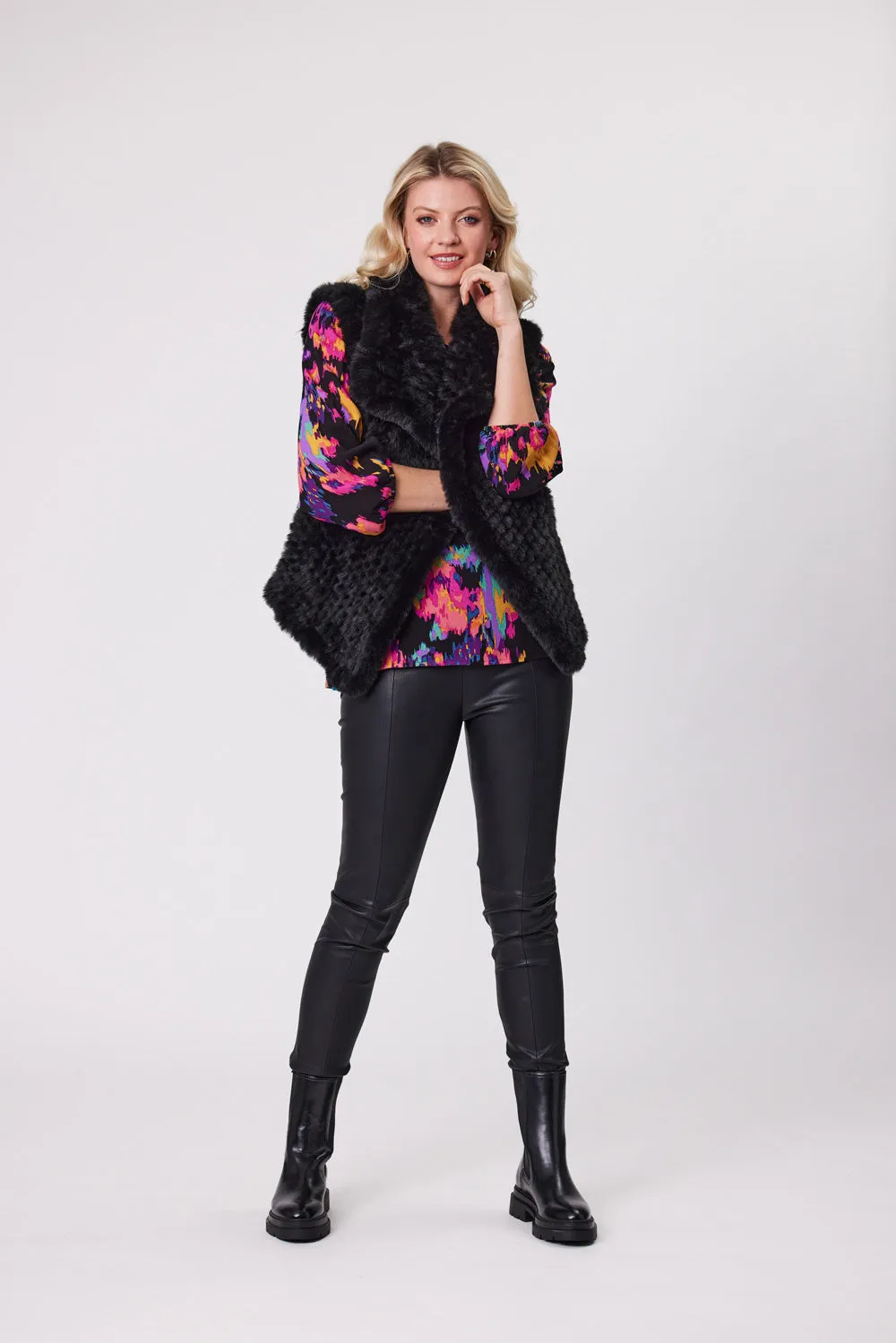 LEMON TREE Eira Faux Fur Vest