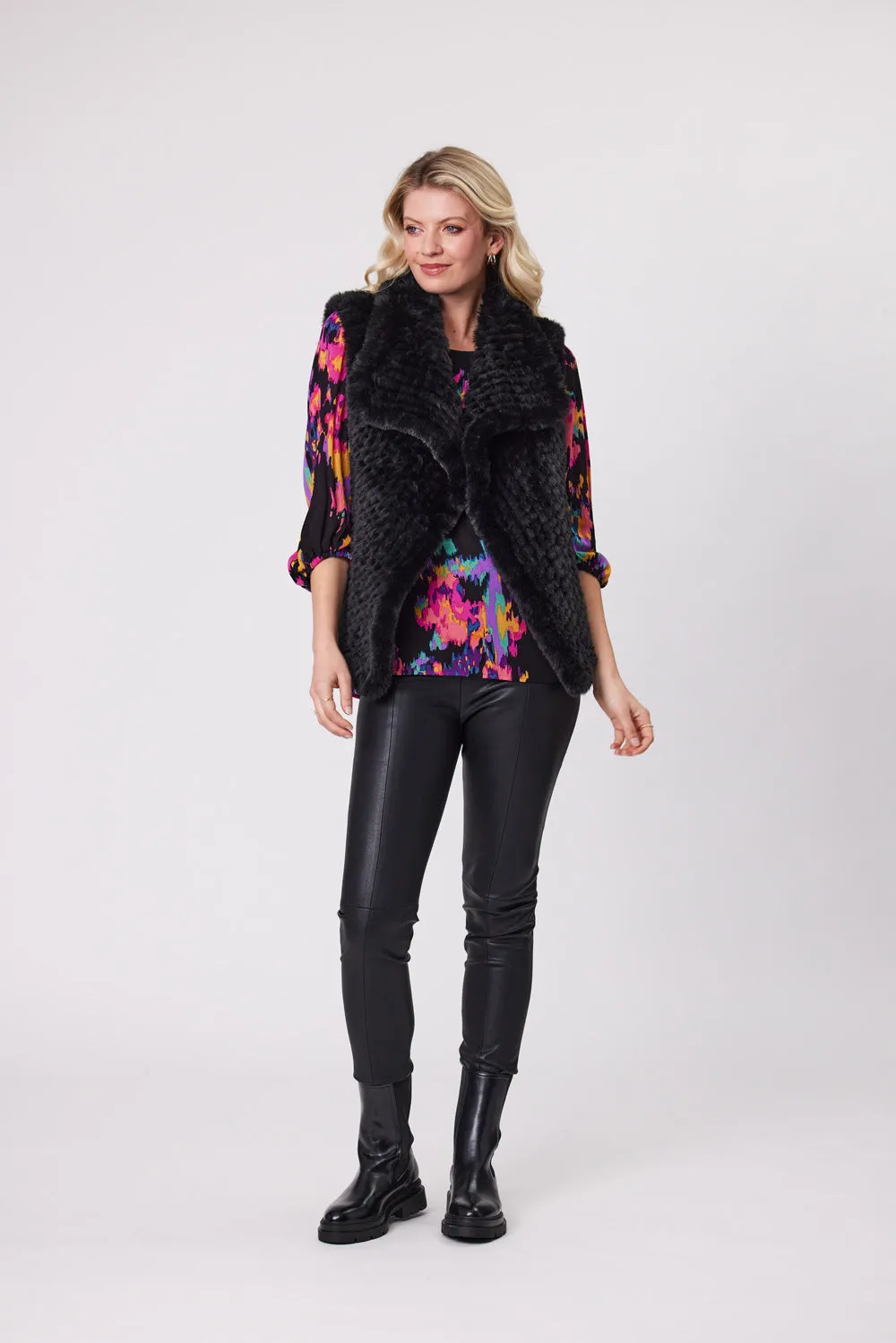LEMON TREE Eira Faux Fur Vest
