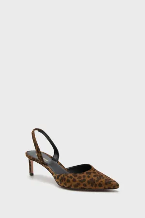 Leopard Caroline Heels