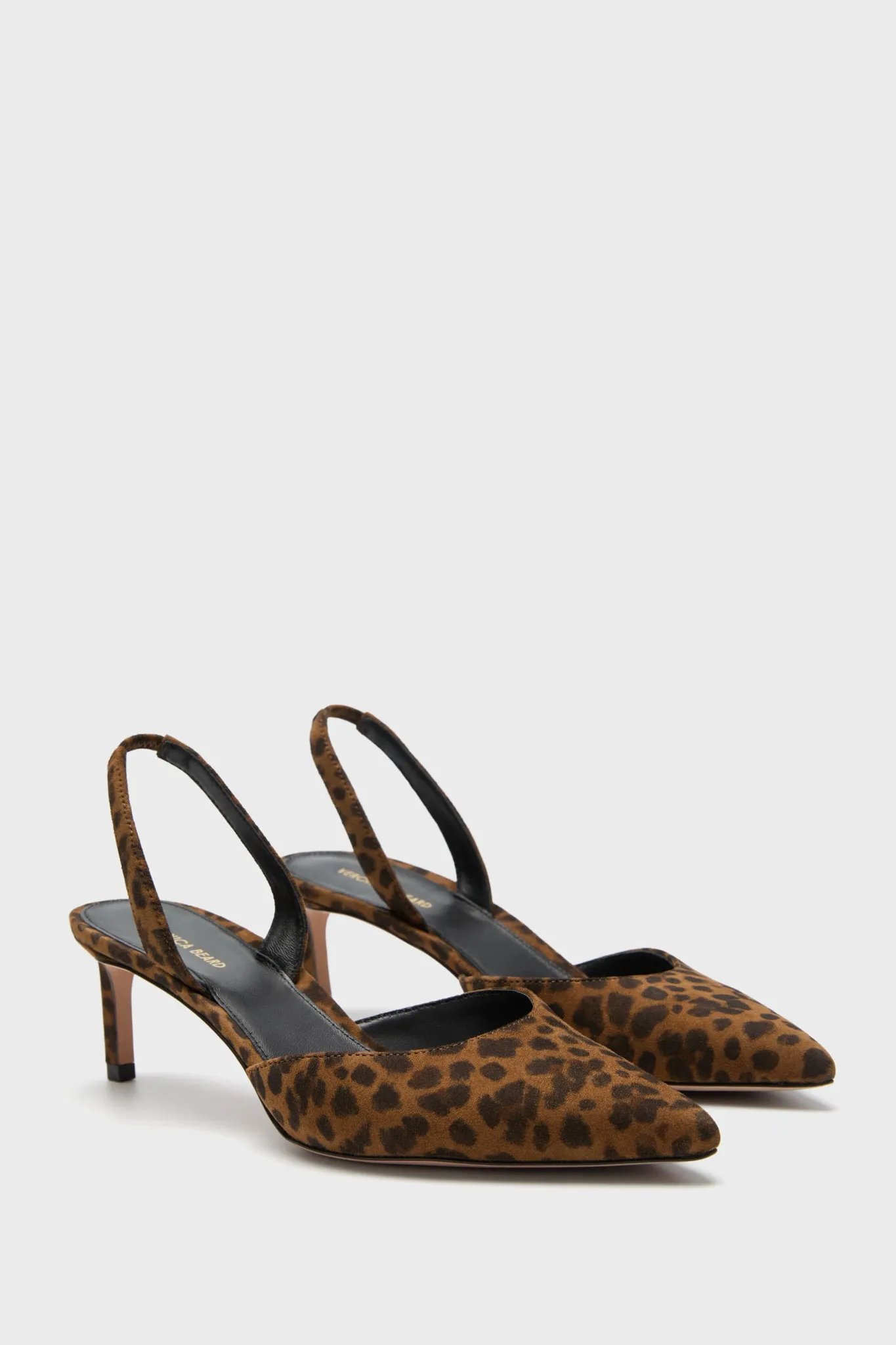 Leopard Caroline Heels