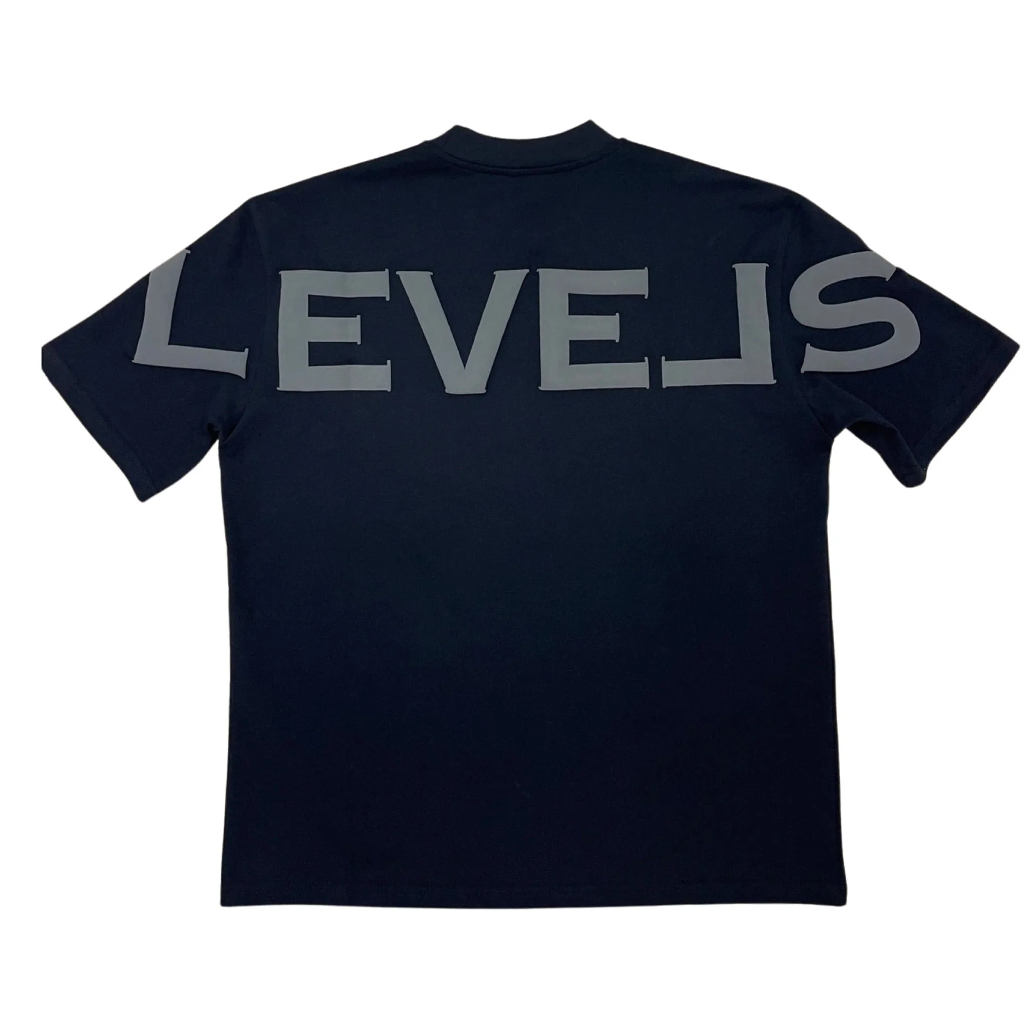 LEVELS SIGNATURE OVERSIZED TEE | BLK | CHARCOAL