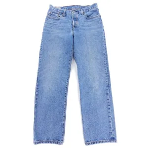 LEVIS Premium 501 ‘90s Western Loose Straight Low Slung Jeans Mad Love 27x30 Y2k