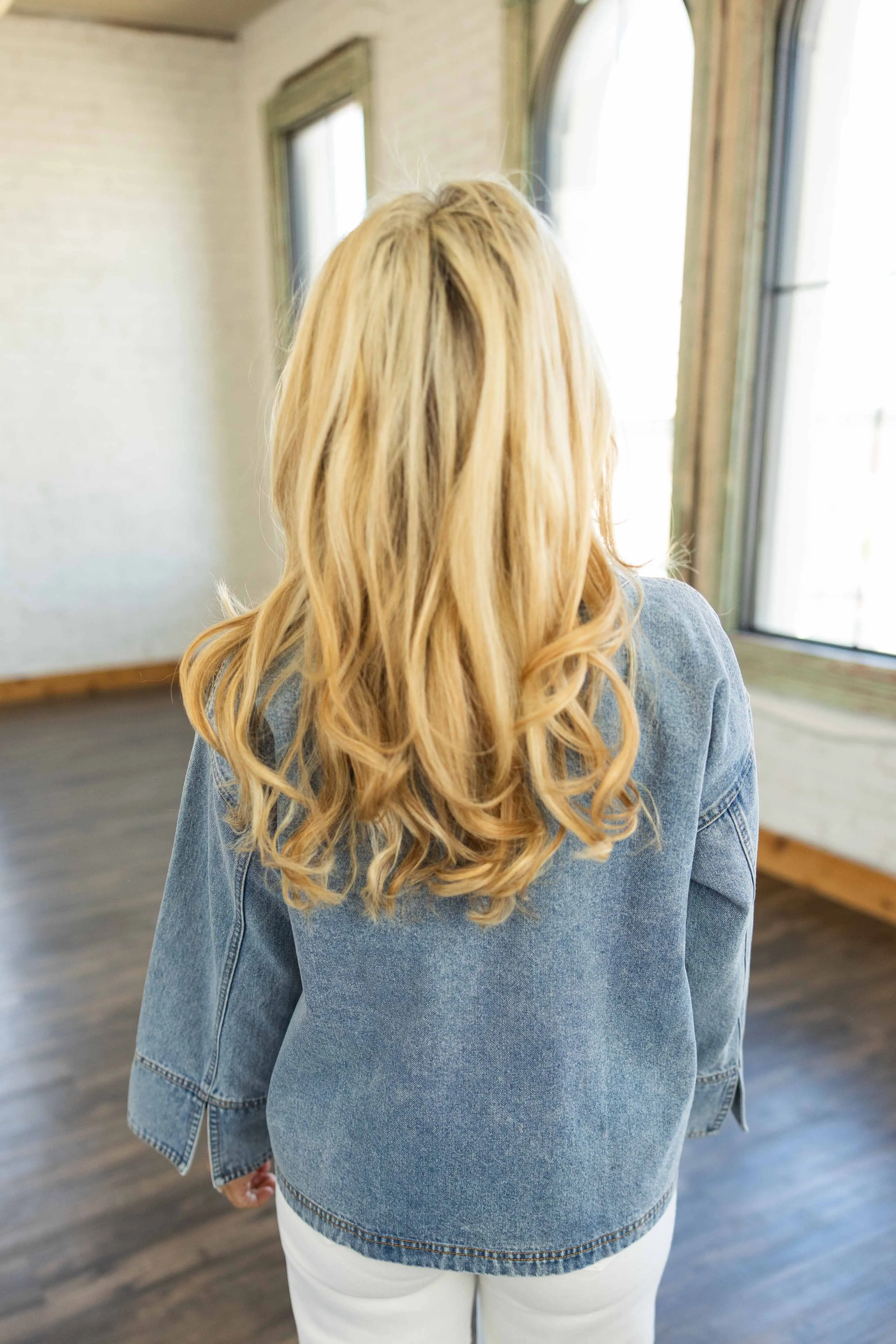 LILLY DENIM BOW TIE JACKET